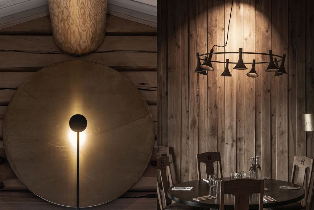 Sol XL wall light and chandelier Megafone 9